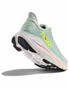 Hoka One One + Clifton 10 W Sea Glass/Neon Flame