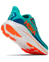 Hoka One One + Clifton 10 Big Kids Night Glow Blue/Electric Aqua - 3
