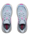 Hoka One One + Clifton 10 Big Kids Overcast/Neon Dragonfruit - 5