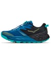 Hoka One One + Speedgoat 7 Big Kids Black/Night Glow Blue