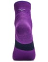 Hoka One One + U Quarter Run Sock 3-Pack Egg Yolk / Cerise / Virtual Violet - 4
