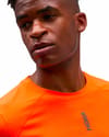 Hoka One One + M Everyrun Short Sleeve Electric Tangerine - 4