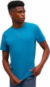 Hoka One One + M Everyrun Short Sleeve Night Glow Blue - 3