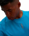 Hoka One One + M Everyrun Short Sleeve Night Glow Blue - 4