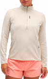 W Skyform Half-Zip River Rock Grey Htr + Hoka One One