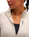 Hoka One One + W Skyform Half-Zip River Rock Grey Htr - 4