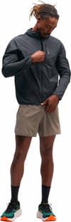 Hoka One One + M Skyflow Wind Jacket Black - 5