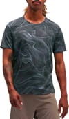 M Everyrun Short Sleeve Clf Prt Black / White Prt + Hoka One One
