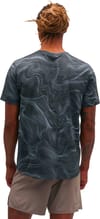 Hoka One One + M Everyrun Short Sleeve Clf Prt Black / White Prt