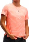 Hoka One One + W Everyrun  Short Sleeve Clf Prt Sunstone Prt - 3