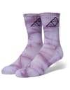 Socks Triple Triangle Tiedye Crew Purple + Huf