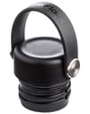 Standard Mouth Flex Cap Black + Hydro flask