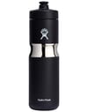 20 Oz Wide Mouth Insulated Sport Bottle Black + Hydro flask