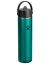 Hydro flask + 24 Oz Lightweight Wide Flex Straw Cap Emerald Green