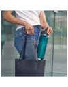 Hydro flask + 24 Oz Lightweight Wide Flex Straw Cap Emerald Green - 4