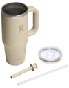 Hydro flask + 24 Oz Travel Tumbler Clear Lid Oat - 5