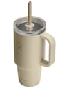 Hydro flask + 32 Oz Travel Tumbler Clear Lid Oat