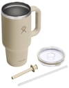 Hydro flask + 32 Oz Travel Tumbler Clear Lid Oat - 5