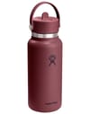 Hydro flask + 32 Oz Wide Flex Straw Cap Burgundy