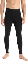 Icebreaker + Mens 200 Oasis Leggings Black/Monsoon