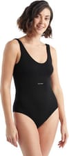 Icebreaker + W Merino Queens Tank Bodysuit Black - 3