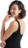 Icebreaker + W Merino Queens Tank Bodysuit Black - 4