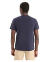 Icebreaker + M Merino Central Classic SS Tee St Anton Midnight Navy - 4