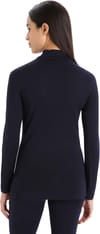 Icebreaker + W Merino 260 Tech LS Turtleneck Midnight Navy - 3