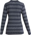 Icebreaker + W Merino 260 Vertex LS Crewe First Snow Midnight Navy/Snow/J