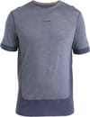 Men Merino 125 ZoneKnit Energy Wind SS Tee Graphite Hthr Cb + Icebreaker