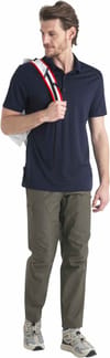 Icebreaker + M Merino 150 Tech Lite SS Polo Midnight Navy - 5