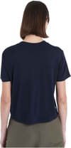 Icebreaker + Women Merino 150 Tech Lite III SS Crop Tee Midnight Navy - 4