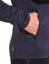 Icebreaker + M Merino 400 RealFleece Descender LS Z Black/Graphite/Cb - 5