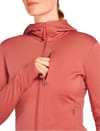 Icebreaker + W Merino 260 Quantum IV LS Zip Ho Cedar Wood - 5