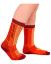 Icebreaker + K Merino Ski+ Medium OTC Blaze/Port/Snow