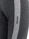 Icebreaker + M Merino ZoneKnit 200 LS Half Zip Jet Heather/Blk/Metro H/Cb - 7