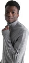 Icebreaker + M Merino 260 Quantum IV LS Zip Metro Heather - 5