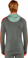 Icebreaker + M Merino 200 Sonebula LS Half Zip Hood Galaxy/Moss/Blaze/Cb - 3