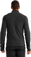 Icebreaker + M Merino Descender LS Zip Jet Heather/Black - 3