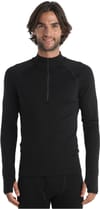 Icebreaker + M 300 MerinoFine Polar LS Half Zip Black - 3