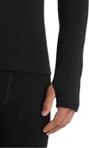 Icebreaker + M 300 MerinoFine Polar LS Half Zip Black - 6