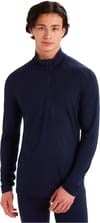 Icebreaker + M Merino 200 Oasis LS Half Zip Midnight Navy
