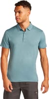 Icebreaker + M Merino 150 Tech Lite III SS Polo Blue Ash