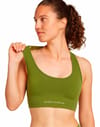 Icebreaker + W Merino 260 Zoneknit Seamless Bra Sphagnum - 4