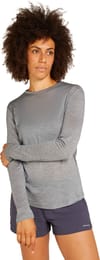 Icebreaker + W Merino 125 Cool-Lite Sphere III LS Tee Metro Heather