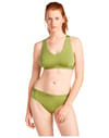 Icebreaker + W Merino 125 Cool-Lite Sprite Racerback Bra Olive