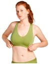 Icebreaker + W Merino 125 Cool-Lite Sprite Racerback Bra Olive - 4