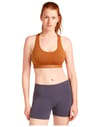 Icebreaker + W Merino 125 ZoneKnit Racerback Bra Dusty Clay/Carob/Cb