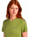 Icebreaker + W Merino 125 Cool-Lite Sphere SS Tee Across Olive - 4
