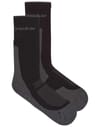 Icebreaker + M Merino Hike+ Light Crew Black/Obsidian
